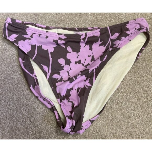 Victoria's Secret Other - Victoria’s Secret Active Purple/Brown Bikini Swim Bottom Swimsuit Women’s Medium